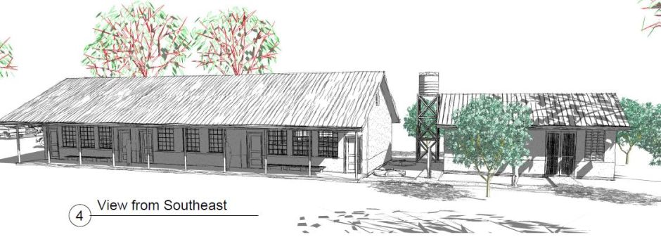 The engaruka school 2D rendering